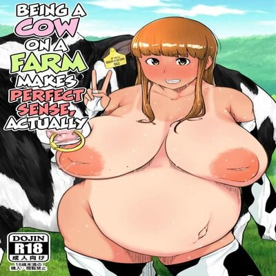 Being A Cow On A Farm Makes Perfect Sense, Actually manga cover